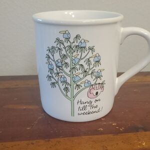 Vintage Hallmark White Ceramic Mug with Koala Design